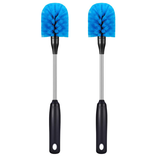 Stainless Steel Bottle Brush with Replaceable Head (2 Count)