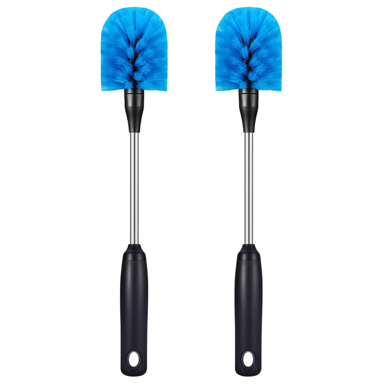 Stainless Steel Bottle Brush with Replaceable Head (2 Count)