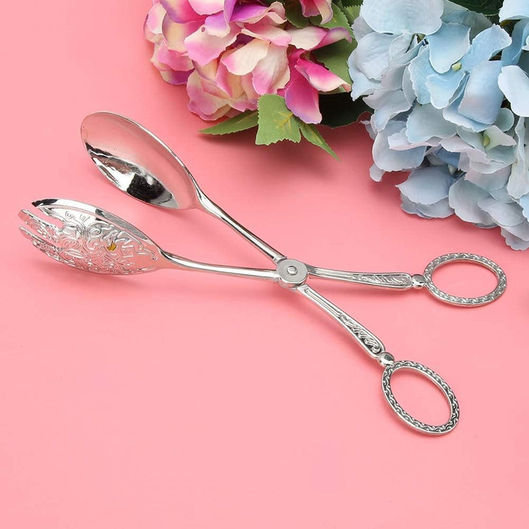 Buffet Tongs Zinc Alloy Salad Tong Kitchen Tong Serving Non