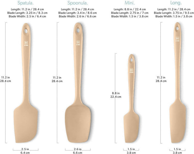 DI ORO Silicone Spatula Set
