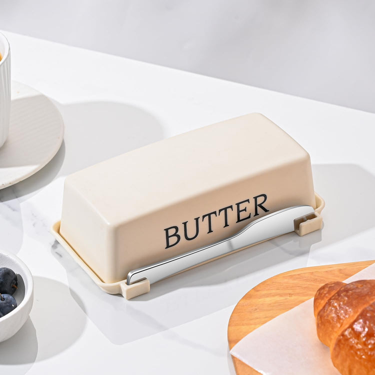 Butter Holder With Lid And Knife