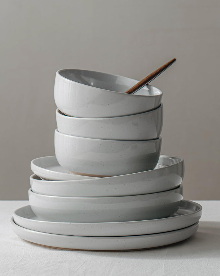 Milkyway 16 Piece Stoneware Plates and Bowls