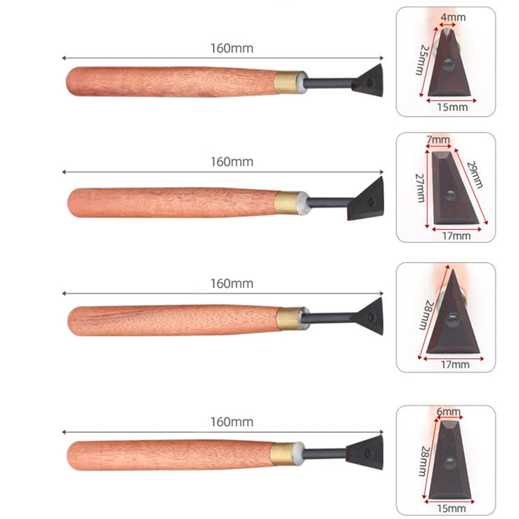 10 Piece Professional Pottery Trimming Tool Set