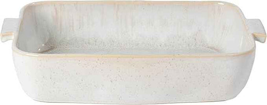 Casafina Ceramic 16" x 10.75" Rectangular Baker - Eivissa Collection, Sand Beige | Oven & Dishwasher Safe Bakeware | Food Safe Glazing | Restaurant Quality Dinnerware