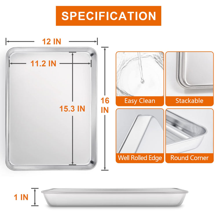 Baking Cookie Sheet Set of 2 (2 Count)