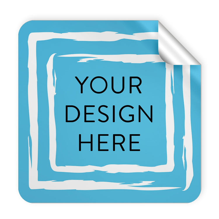 100 Custom Vinyl Stickers (100 Count)