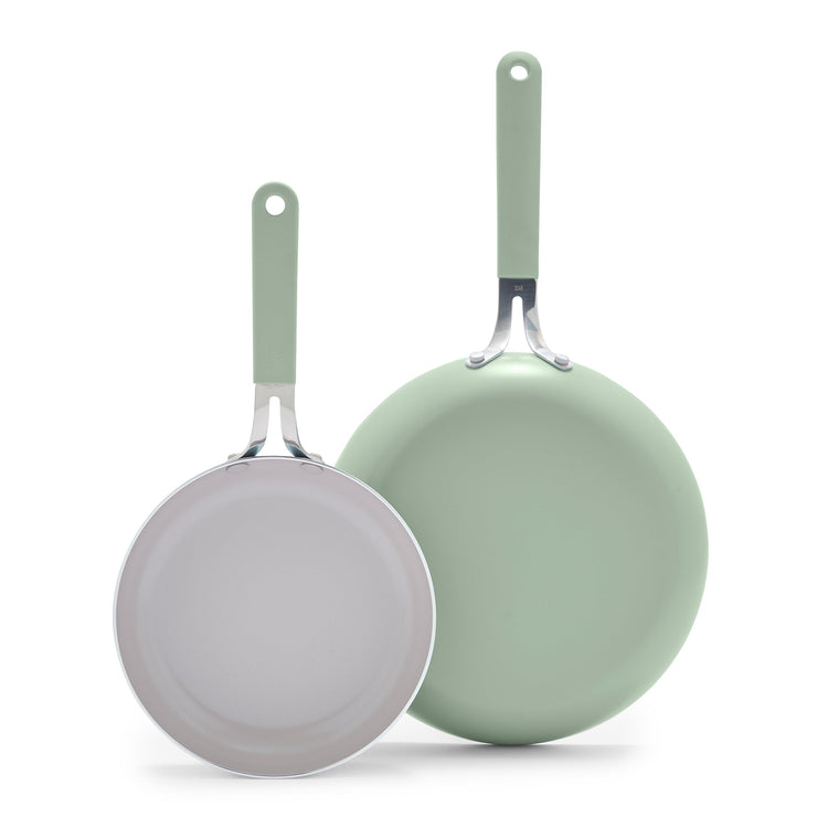 8” & 10” 2 Piece Nonstick Ceramic Frying Pan Set