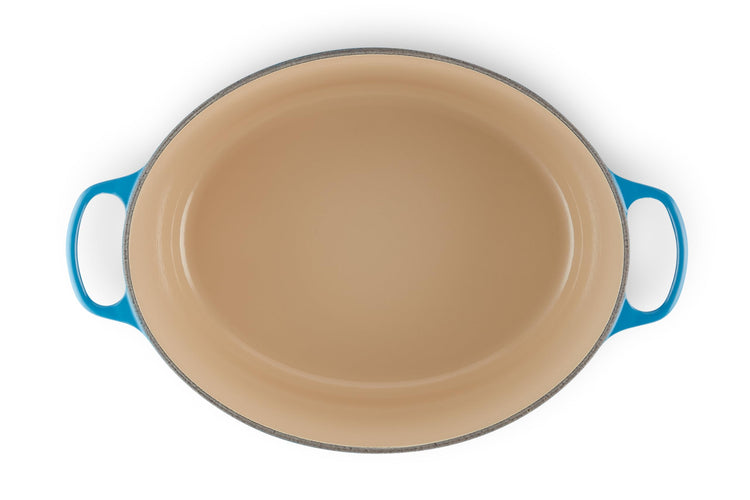 Enameled Cast Iron Oval Dutch Oven