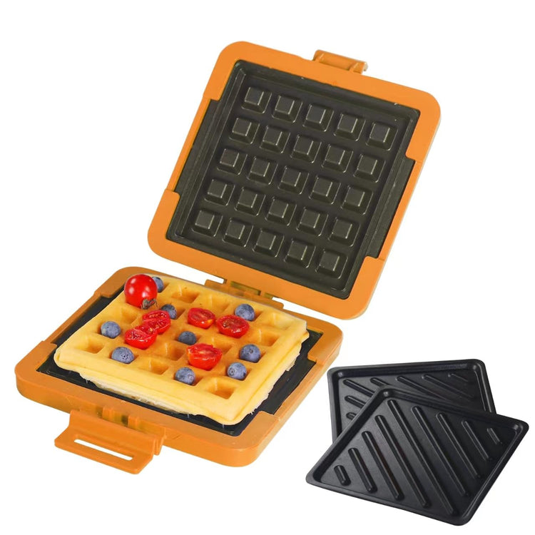 2-in-1 Microwave Sandwich Maker & Waffle Maker, Microwave Grill