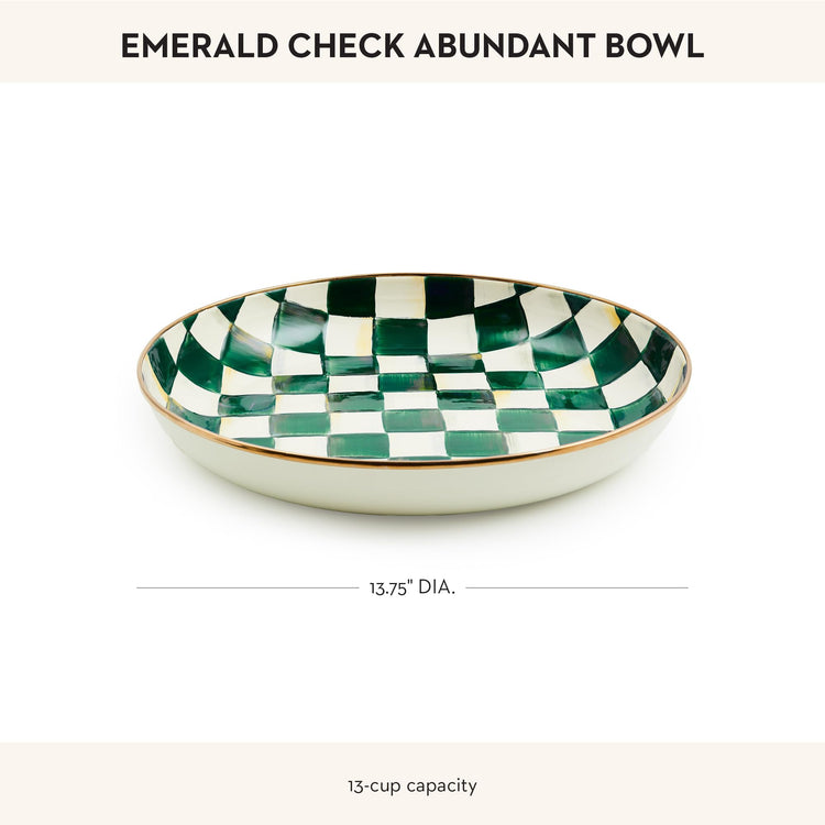 Enamel Abundant Bowl