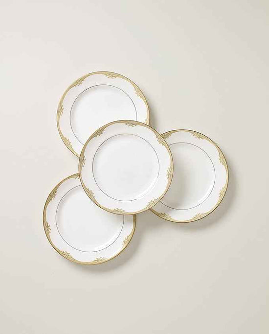 Lenox 897297 British Colonial Bamboo Dinner Plates, Set of 4, Service For 4, 11.125-Inch Diameter