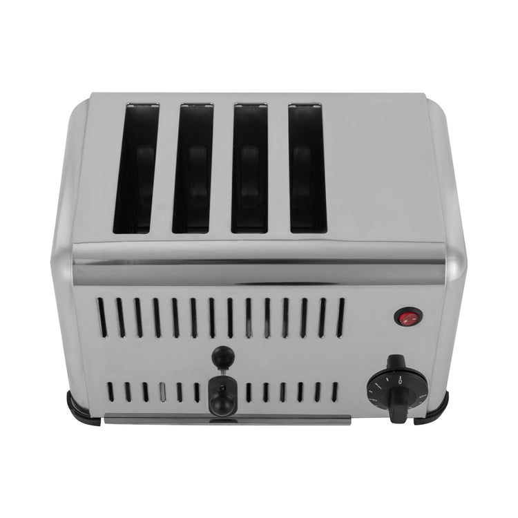 4 Slice Toaster with Wide Slots Commercial Toasters for Restaurant Pop
