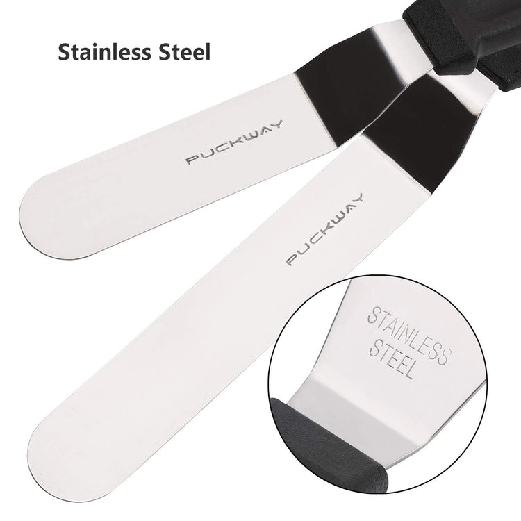 3 Metal Cake Offset Spatulas (3 Count)
