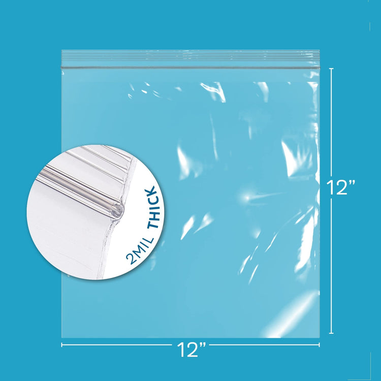 GPI 12" x 12" Zip Bags (100 Count)