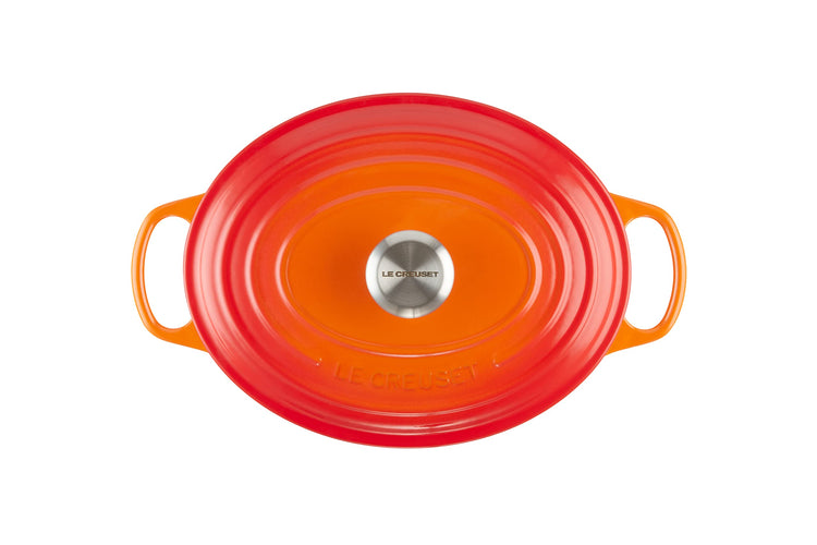 Enameled Cast Iron Oval Dutch Oven