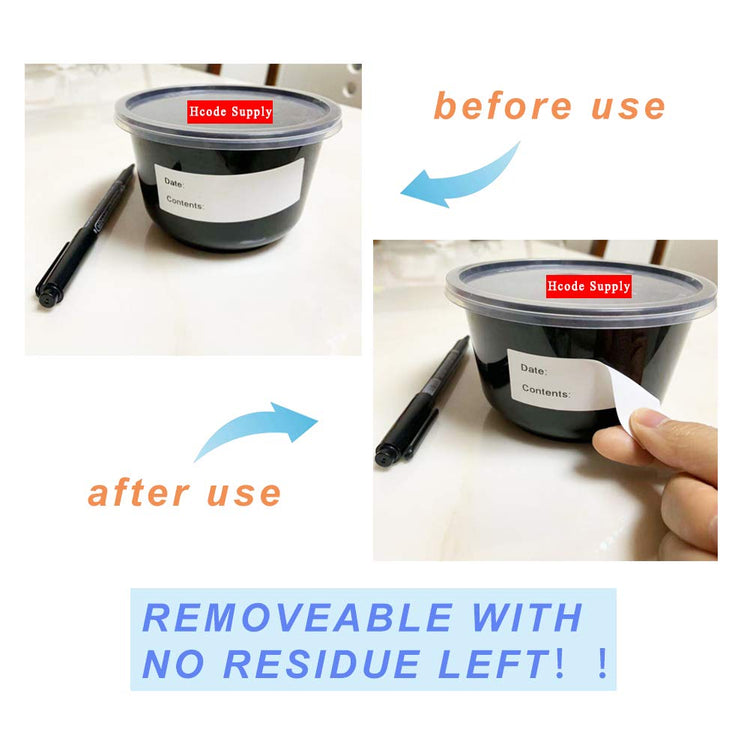 1 x 3'' Self Adhesive Removable Freezer Food Storage Labels (300 Count)