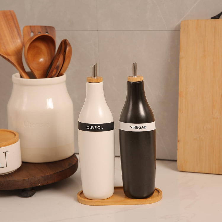 Olive Oil and Vinegar Dispenser Set (2 Count)