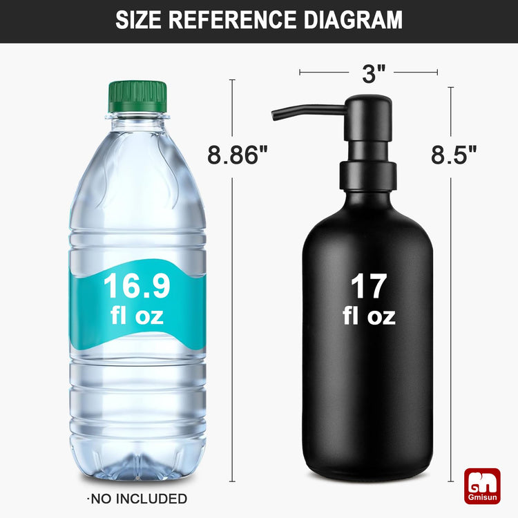 Black Soap Dispenser (2 Count)