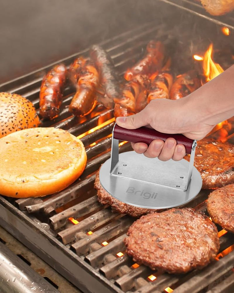 8.5" Stainless Steel Smash Burger Press