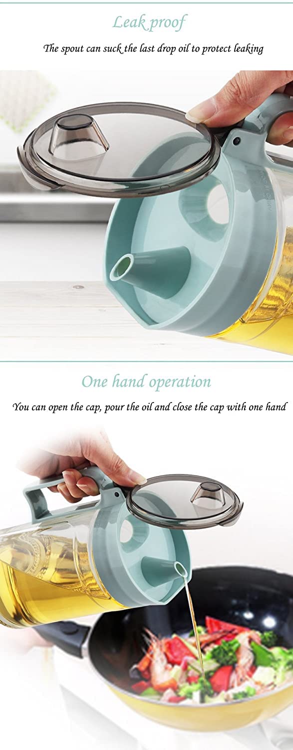 Olive Oil Vinegar Syrups Bottle Dispenser Cruet
