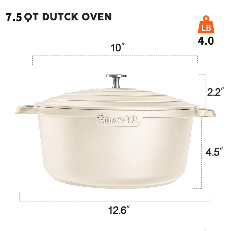 Large Dutch Oven Pot with Lid