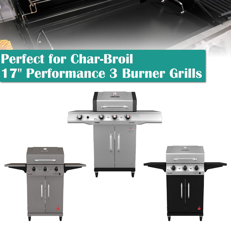 Full Size Griddle Inserts for Charbroil Performance Convective 3 Burner