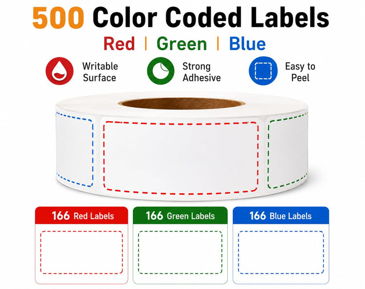 500 Removable Freezer Labels (500 Count)
