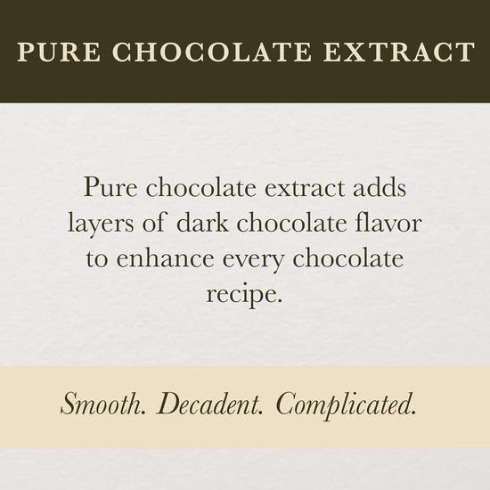 Cook's Pure Chocolate Extract 4 oz - Nestoria