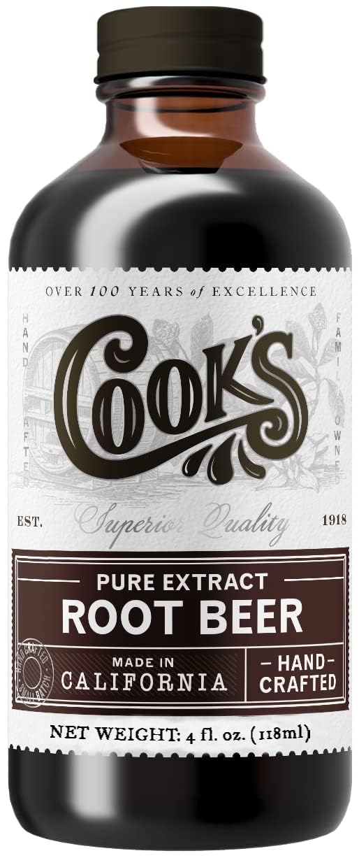 Cook's, Root Beer Extract Flavoring, For Root Beer Making and Baking, 4 Ounce - Nestoria
