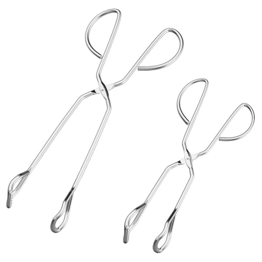 Stainless Steel Kitchen Scissor Tongs Set