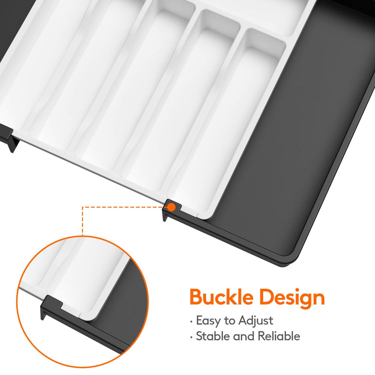 Extra Large Silverware Drawer Organizer
