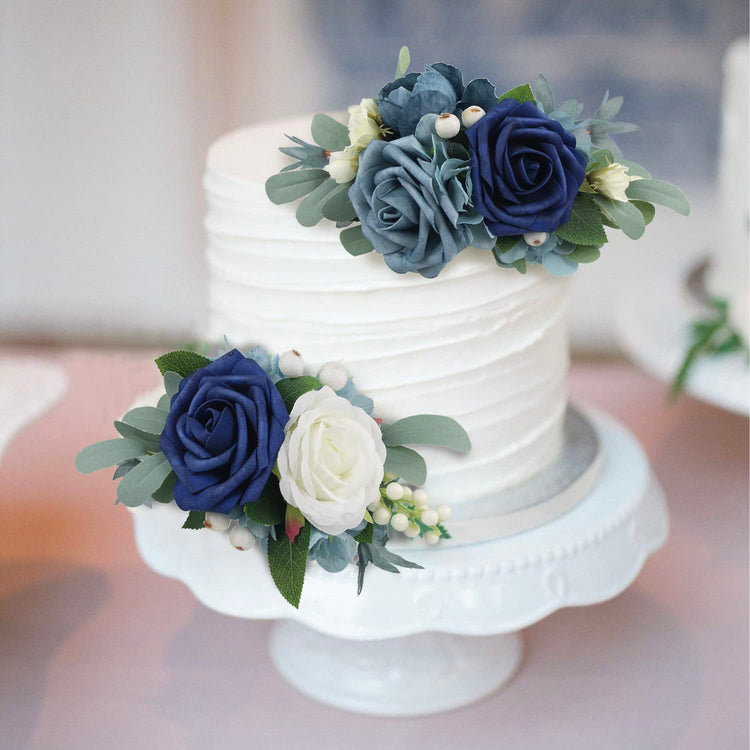 3Pcs Premade Cake Flowers (3 Count)