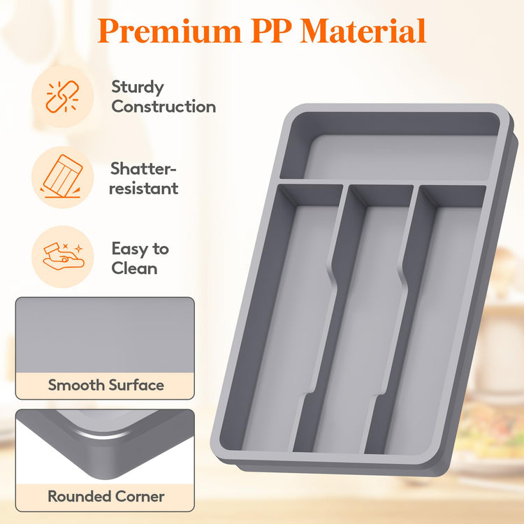 Silverware Drawer Organizer Tray