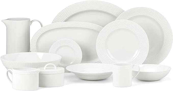 Kate Spade New York Wickford Dinner Plate, 1.70 LB, White