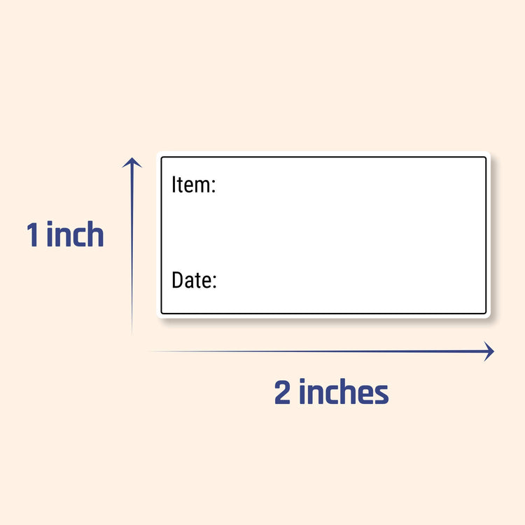 200 Pieces 2" x 1" (200 Count)
