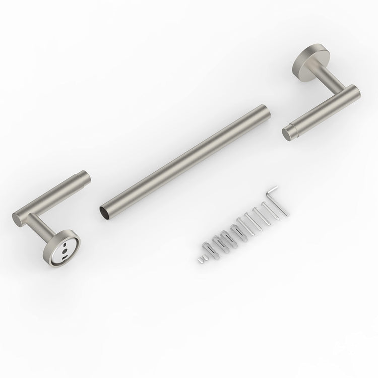 18 Inches Brushed Grey Towel Bar for Bathroom Kitchen Hand Towel Holder Dish Cloths Hanger SUS304 Stainless Steel RUSTPROOF Wall Mount