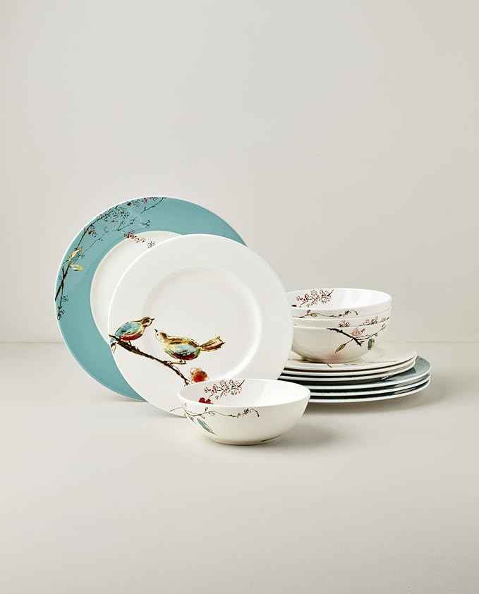 Lenox 896843 Chirp 12-Piece Dinnerware Set