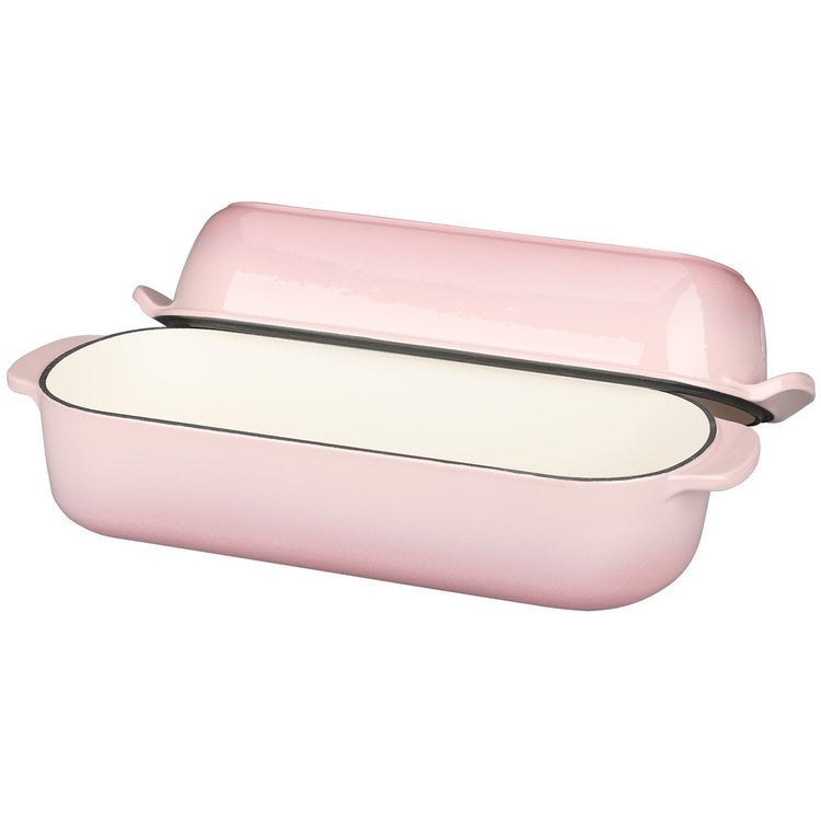 Enameled Cast Iron Loaf Pan with Lid
