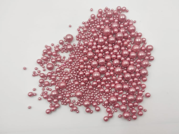 Edible Rose gold Pearls Sugar Sprinkles 120g (4.2 Ounce)