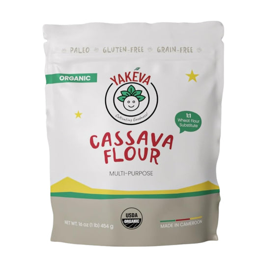 YAKÉVA Organic Cassava Flour - Gluten-Free Flour, Grain-Free, Nut-Free, Wheat Substitute, Paleo, Non-GMO, 100% Yuca Root, No Additives & Preservatives - Nestoria
