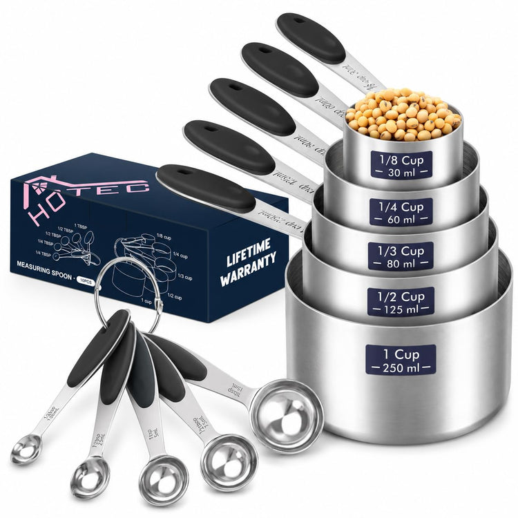 10 PACK Measuring Cups and Spoons Set (10 Count)