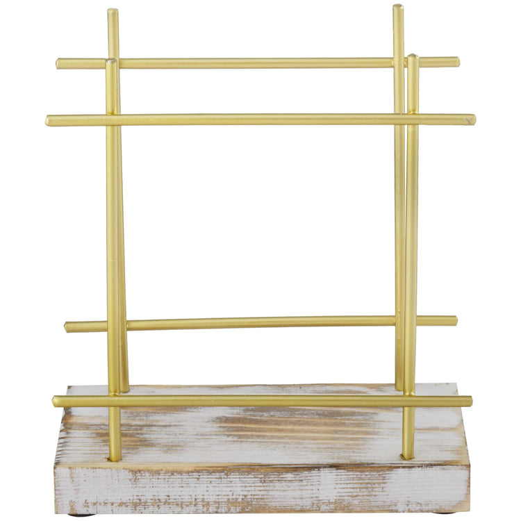 Shabby Whitewashed Wood Base Napkin Holders