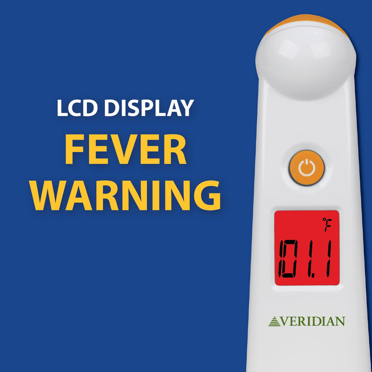 Veridian Temporal Contact Thermometer LCD Display 09