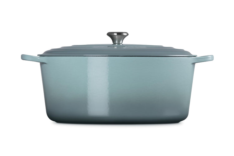 Enameled Cast Iron Oval Dutch Oven