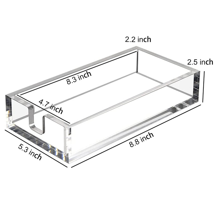 Acrylic Napkin Holder for Bathroom