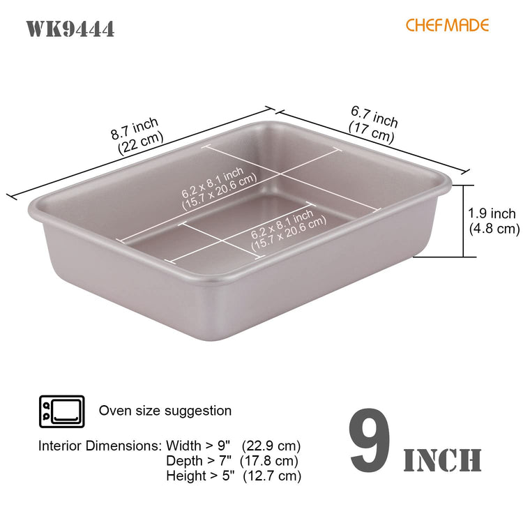 8.7 Inch Rectangle Cake Pan