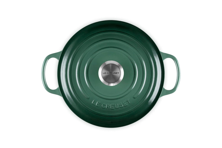 Enameled Cast Iron Round Wide Dutch Oven