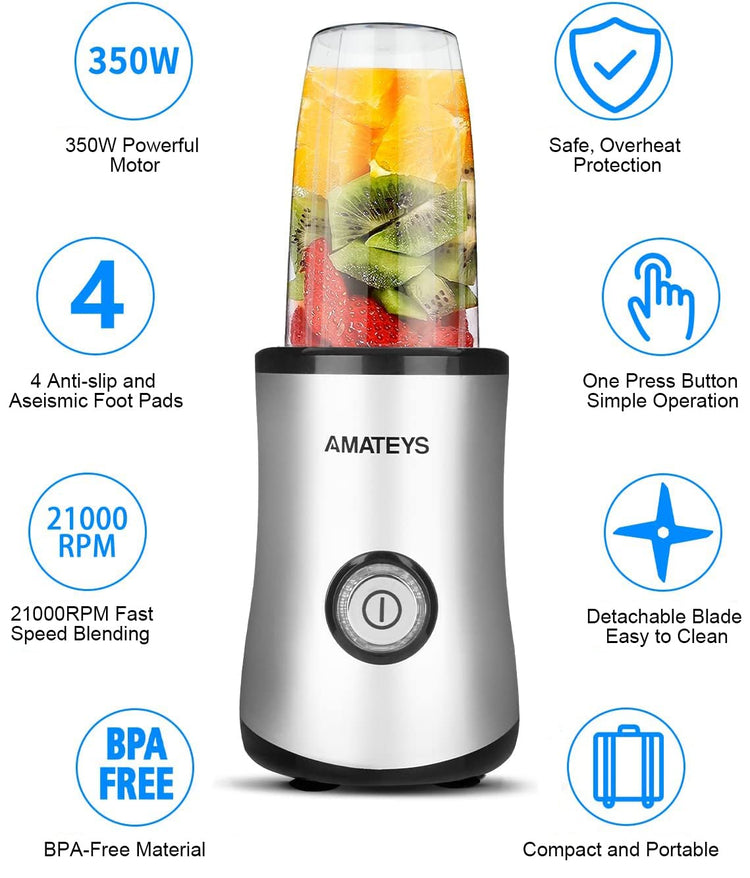 Personal Blender with Button
