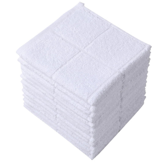 Dishcloths Kitchen Highly Absorbent Dish Rags 100% Cotton Dish Cloths for Washing Dishes (12 Count)