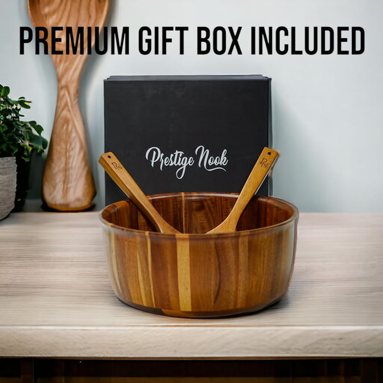 Extra Large Wooden Salad Bowl